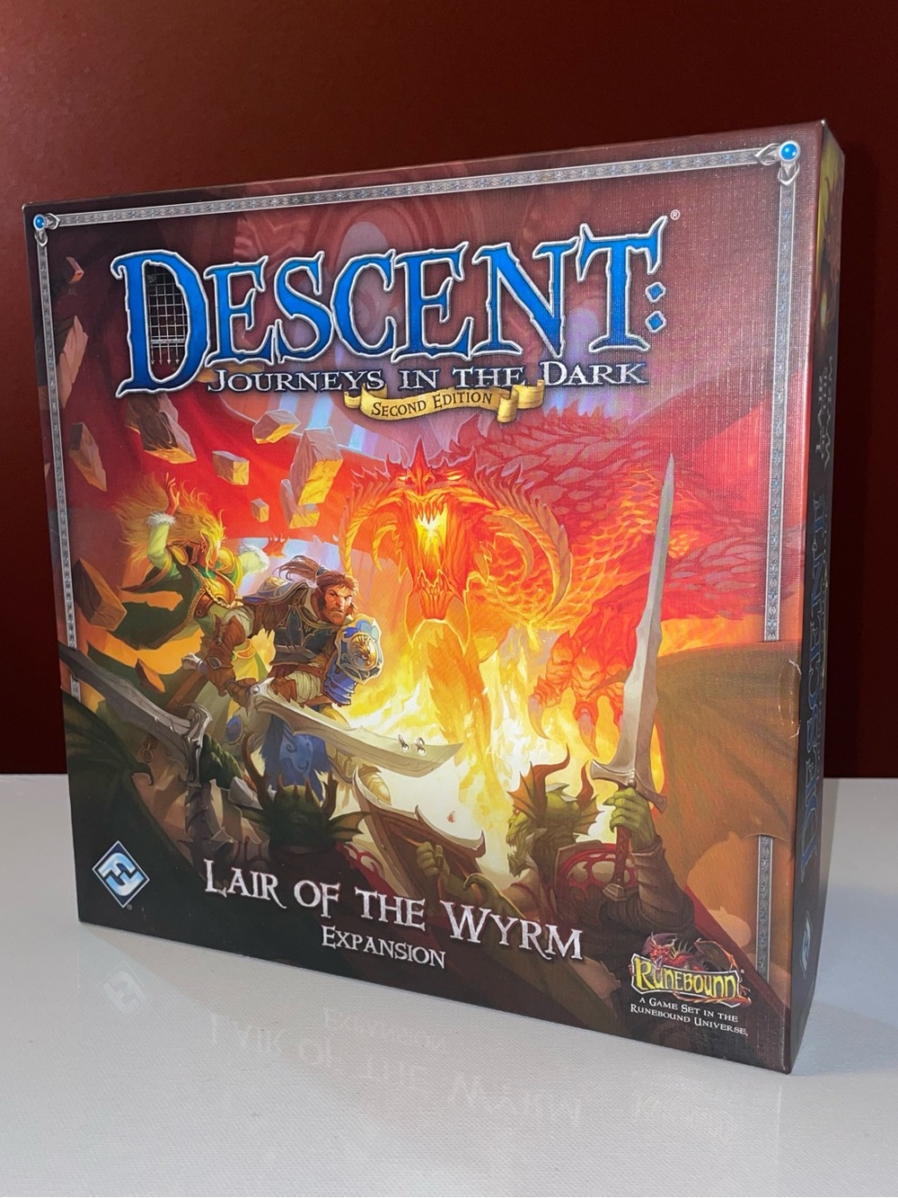 Descent Journeys In The Dark 2nd Edition Lair of the Wyrm Expansion Board Game